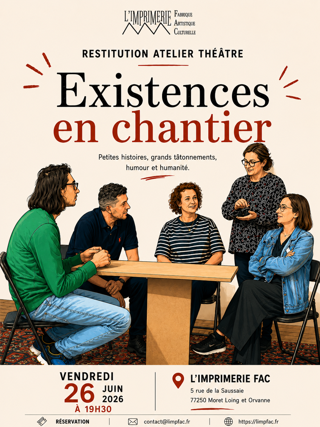 Restitution Ateliers théâtre saison 25/26
